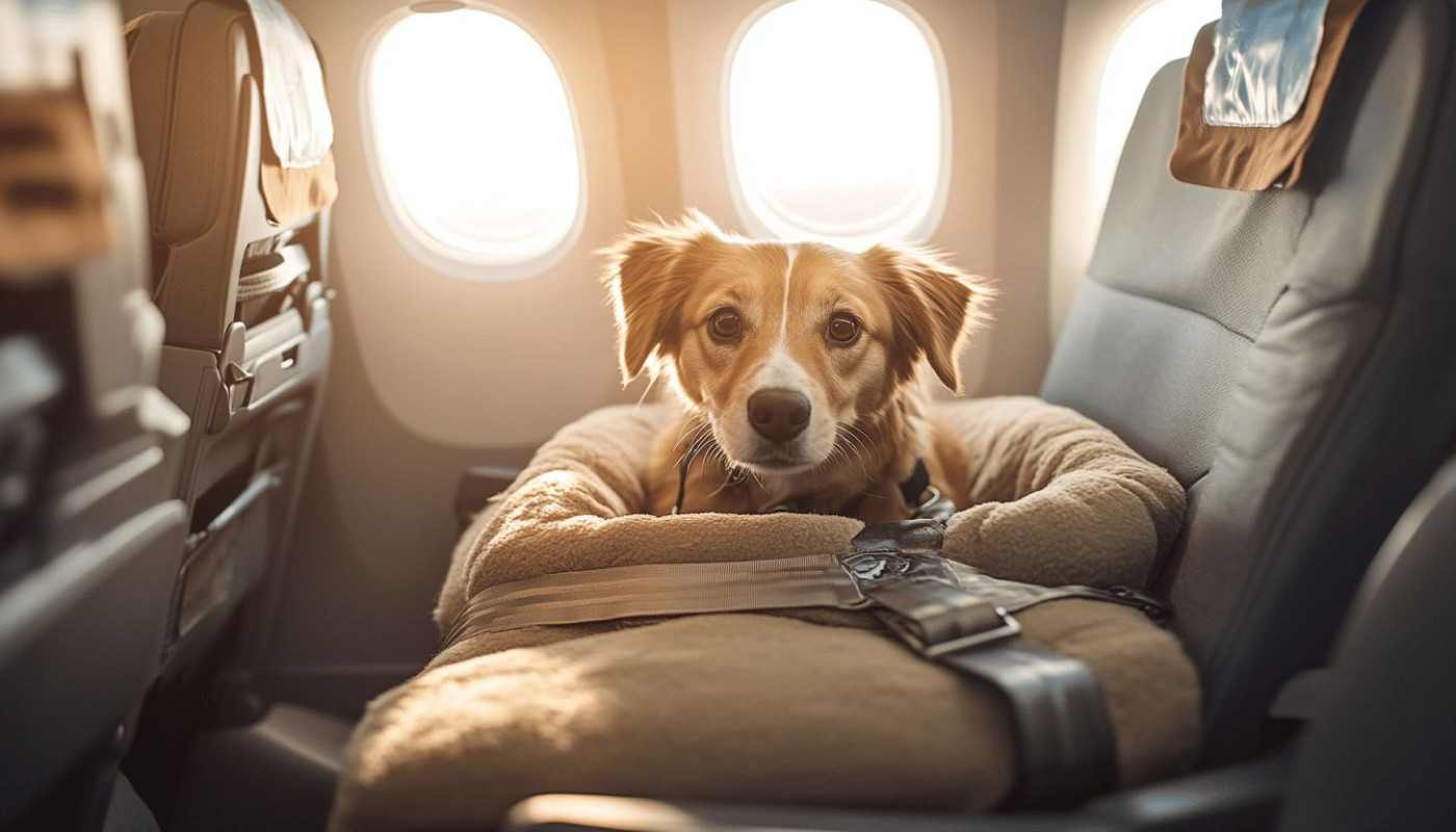 Comment les sièges d'avion adaptés transforment les voyages avec votre chien ?